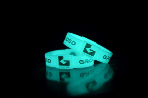 GROUNDED Night Glow Wristbands (Two Points).