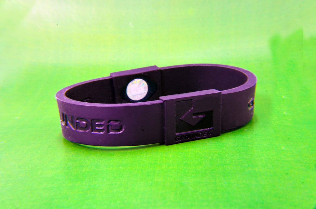GROUNDED Energetic Silicone Wristbands Two points